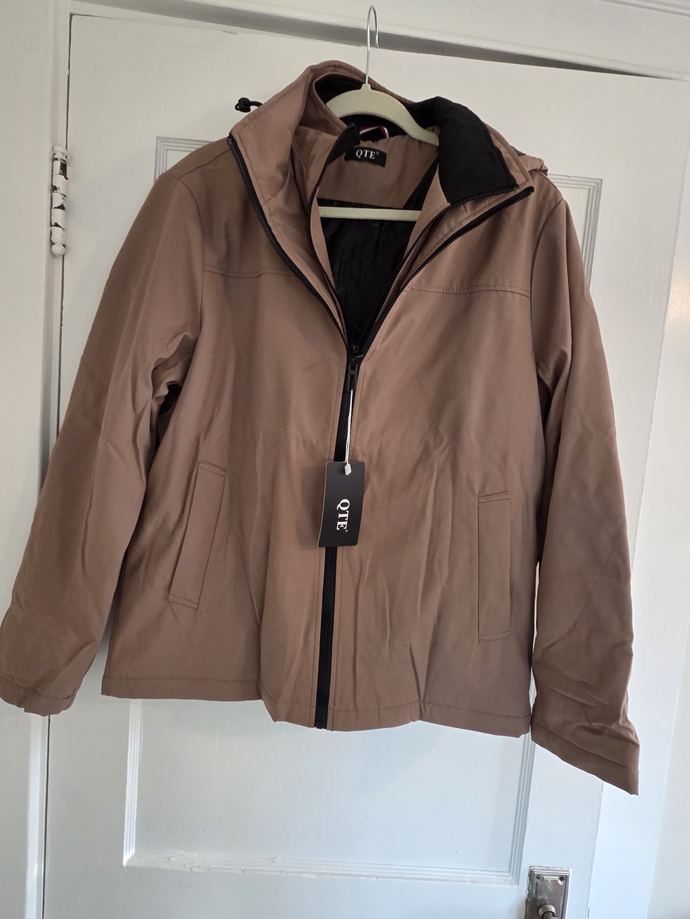 Men's Brown Hooded Jacket